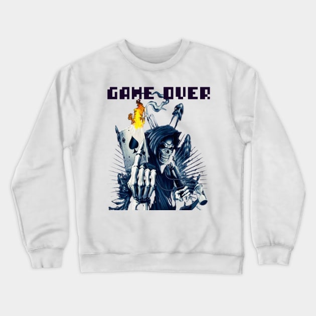Game over tshirt Crewneck Sweatshirt by Mcvipa⭐⭐⭐⭐⭐